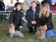 Radek Blazo with Everestem - BOB a Ingrid Dedkova with Angel - BOS and judge Yochai Barak 